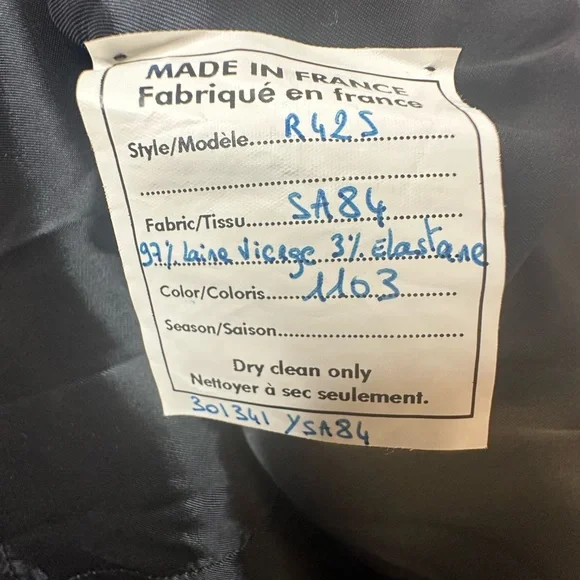 Vintage Yves Saint Laurent wool dress XS/S - Picture 6 of 6